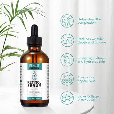 Elbbub Retinol Serum - Retinol Liposome Delivery System with Hyaluronic Acid and Vitamin E Aloe Anti Aging Retinol Serum for Skin Repair Fine Line and Wrinkles