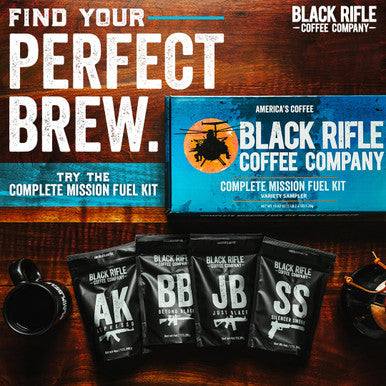 Black Rifle Coffee Company Ground Coffee Variety Kit 4 Bags (4Oz Each)