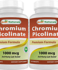 Best Naturals Chromium Picolinate 1000 mcg 120 Tablets (120 Count (Pack of 2))
