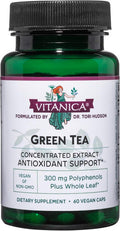 Vitanica Green Tea Extract Supplement 330mg 45% EGCG 98% Polyphenols and 80% Catechins Energy Antioxidant and Immune Support Vegan 60 Capsules