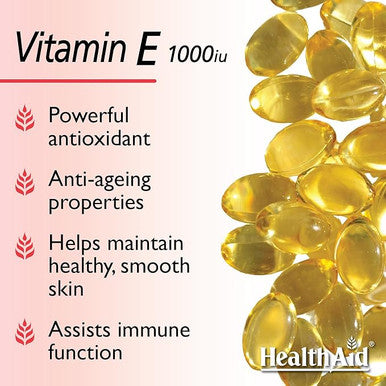 HealthAid Vitamin E 1000iu 60 Capsules