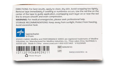 Curad Performance Series Elastic Adhesive Tape 3" x 5 yd. Box of 4
