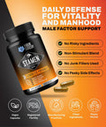 Healing Effectory Stamen Male Vitality Supplement, Male Fertility Support, Male Stamina, Motility, Strength, Conceive, Preconception Supplement 30 Day (60Ct) All Natural