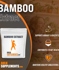 BulkSupplements Bamboo Extract Powder - Silica Supplements, from Bamboo Leaf & Stem, Bamboo Powder for Bones - 500mg of Bamboo Extract , (250 Grams - 8.8 oz)