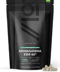 Organic Ashwagandha KSM-66AÃƒâ€šÃ‚Â® with BioPerineAÃƒâ€šÃ‚Â® - 1650mg - 5% Withanolides - Most Bioavailable Full-Spectrum Root Extract - Not Tablets or Powder - 60 Vegan Capsules Bag