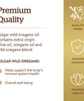 Solgar Wild Oregano Oil 60 Softgels - Oregano Oil Concentrate - Immune Support - Non Gmo Gluten Free Dairy Free - 60 Servings