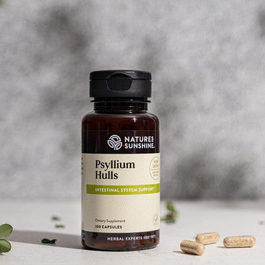 Nature'S Sunshine Psyllium Hull, 100 Capsules | Organic Intestinal System Support Is High In Soluble Fiber Which Facilitates The
