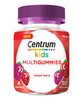 Centrum Kids Multivitamins Multivitamin Gummies For Kids Vitamins With 10 Essential Nutrients Including Vitamin C And D Mixed Berry Flavour 30 Multigummies (Packaging May Vary)