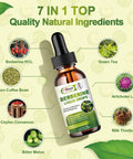 Alliwise 2 Pack Berberine Supplement Liquid Drops For Immune System & Digestive System Supports -Premium Berberine Hcl 1500Mg With Pure Ceylon Cinnamon -4 Fl Oz