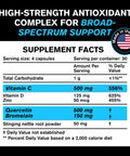 Quercetin with Bromelain 500mg Capsules, Supports Immune Response, Joint Comfort, & Overall Wellness - Vitamin C, Zinc 50mg, & Vitamin D3 5000 IU - Immunity Health Pills
