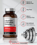 HorbAach L Arginine L Citrulline Complex 3000Mg 250 Capsules Non Gmo Gluten Supplement