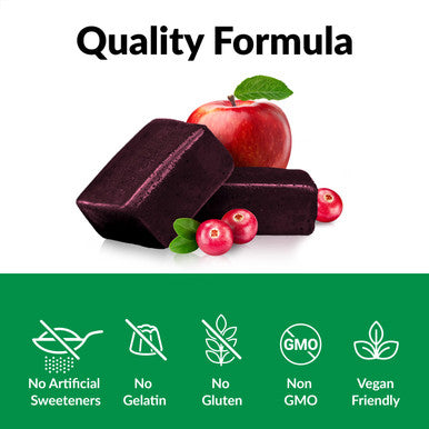Force Factor Noni Chews for Immunity and Skin Health Support, Noni Juice Supplement, Plant-Based Antioxidant Superfood Chews, Gluten-Free, & Vegan, Apple Berry Flavor, 30 Soft Chews