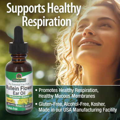 Nature'S Answer Alcohol- Mullein Flower Ear Oil