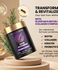 Biotin for Hair Growth Women & Men,Hair Skin and Nails Vitamins to Support Healthy Hair, Biotin Supplement Pills