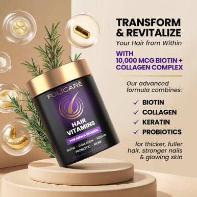 Biotin for Hair Growth Women & Men,Hair Skin and Nails Vitamins to Support Healthy Hair, Biotin Supplement Pills