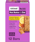 RXBAR Nut Butter and Oat Protein Bars, Protein Snacks, Snack Bars, Lemon Honey Cashew Butter, 23.2oz Box (12 Count)