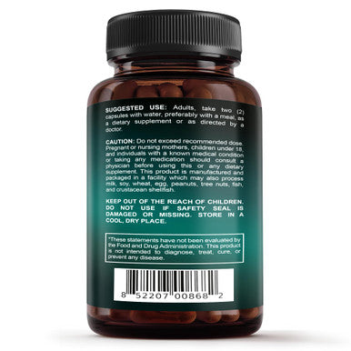 Sunergetic Premium Lung Support Supplement - Lung Cleanse & Detox Supplement With Mullein Leaf NAC Bromelain & Boswellia-Lung Health Formula for Respiratory Breathing & Bronchial Health-60 Capsules