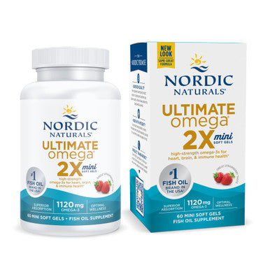 Nordic Naturals Ultimate Omega 2x 1120mg 60 Mini Soft Gels