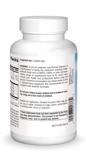 Source s Serene Science L-Theanine with Magnesium and GABA - 120 Tablets