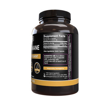 PURE ORIGINAL INGREDIENTS Lion'S Mane (365 Capsules) No Magnesium Or Rice Fillers, Always Pure, Lab Verified