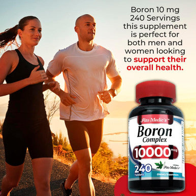 Fito Medic'S Lab Boron 10 Mg 240 Servings Boron Supplement For Men Boron Supplement For Women Boron Supplement Ultra High Absorption, S.