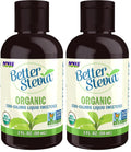 NOW Foods BetterStevia Organic Zero-Calorie Liquid Sweetener, Keto Friendly, Suitable for Diabetics, No Erythritol, 8-Ounce