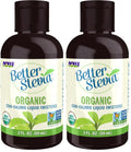 NOW Foods BetterStevia Organic Zero-Calorie Liquid Sweetener, Keto Friendly, Suitable for Diabetics, No Erythritol, 8-Ounce