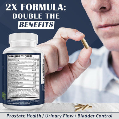 Prostate Health Advanced Herbal Supplement For Men With Beta Sitosterol, Selenium, Pygeum And Saw Palmetto For Prostate Support And Frequent Urination - 90 Ct