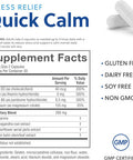 Quick Calm Mood Support Supplement with Ashwagandha, L-Theanine, and Passionflower for Rapid Stress Relief and Relaxation 60 Capsules