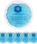 Icewraps Reusable Hot & Cold Gel Packs For Pain Relief - With Clear Backing For Injuries Surgery Toothache (5 Packs 5 Count)