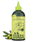 Graza Sizzle Extra Virgin Olive Oil, Cooking Oil - High Polyphenol Peak Harvest EVOO Cooking Oil in a Squeeze Bottle - Single Origin Olive Oils from Spain - 25.3 Fl Oz (750ml)
