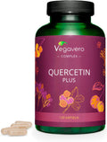 Quercetin Complex VegaveroÃƒâ€šÃ‚Â® | with Bromelain, Elderberry & Acerola Vitamin C | 120 Gastro-Resistant DrCapsÃƒâ€šÃ‚Â® for Ideal Absorption | NO Additives Ãƒâ€šÃ¢â‚¬â€œ Vegan