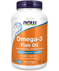 NOW Omega-3 Enteric Coated 180 Softgels