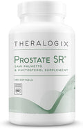 Theralogix Prostate SR Saw Palmetto & Beta-Sitosterol Supplement - Supports Healthy Urinary Tract Function in Men - 90-Day Supply - NSF - 180 Softgels