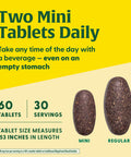MegaFood Blood Builder Minis - Iron Supplement Clinically Shown To Increase Iron Levels Without - Iron With Vitamin C Vitamin B12 & Folic Acid - Vegan - 60 Tablets (30 Servings)