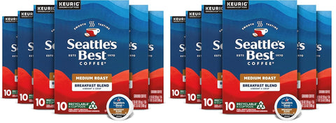 SeattleÃƒÂ¢Ã¢â€šÂ¬Ã¢â€žÂ¢s Best Coffee, Flavored K-Cup Coffee Pods, Toasted Hazelnut, 100% Arabica, 6 Boxes (60 Pods Total)