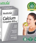 HealthAid Calcium Complete 800mg - 120 Vegan Tablets