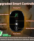 Langskip'S Cordless Knee Heating Pad3 In 1 Rechargeable Heated Knee Brace3 Heat Levels And 3 MassagesElbow & Shoulder For Arthritis Pain ReliefElectric Supports Wraps For Joints For Men Women 2Pcs