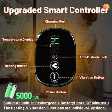 Langskip'S Cordless Knee Heating Pad3 In 1 Rechargeable Heated Knee Brace3 Heat Levels And 3 MassagesElbow & Shoulder For Arthritis Pain ReliefElectric Supports Wraps For Joints For Men Women 2Pcs