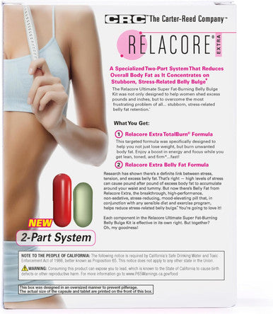 Ultimate Super Fat-Burning Belly Bulge Kit - Specialized Two-Pronged Weight-Loss System - Stress Relief and Fat Burning Supplements, 15 Day-Supply