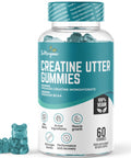 BeMorganic Premium Creatine Gummies - 5000mg Creatine Monohydrate with BCAAs - Muscle Recovery & Performance Support - Sugar-Free - 60 Count