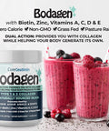 Collagen Building Silica + Collagen Peptides Type 1 & 3 For Men And Women. Promotes Skin Hair Nail Bone & Joint Health With Biotin, Zinc, & Vitamin A, C, D, & E ÃƒÂ¢Ã¢â€šÂ¬Ã¢â‚¬Å“ 0 Cal, Non Gmo, Unflavored (10.8Oz)