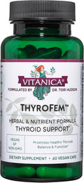 Vitanica ThyroFem Thyroid Gland Support Vegan 60 Capsules
