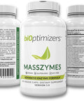 BiOptimizers - P3-OM and MassZymes Bundle - Premium Digestive Enzymes and Probiotics for Women and Men - Doctor-Formulated (250 MassZymes Capsules, 120 P3-OM Capsules)
