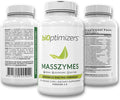BiOptimizers - P3-OM and MassZymes Bundle - Premium Digestive Enzymes and Probiotics for Women and Men - Doctor-Formulated (250 MassZymes Capsules, 120 P3-OM Capsules)