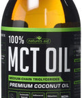 Natures Aid 100 Percent MCT Oil Premium Coconut Oil Sustainably Sourced Add to Coffees or Shakes Vegan 500 ml