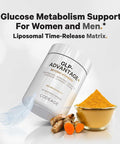 Codeage GLP-Advantage+ Berberine Boron Chromium Decaffeinated Green Tea (50% EGCG) Gymnema Sylvestre Probiotics Taurine - Liposomal Delivery GLP-1 Supplement Activity Support - 60 Capsules