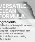 Mad Rabbit Painless Tattoo Numbing Cream Maximum Strength - Cream For Tattoos Extra Strength - For Tattoos, Permanent Makeup - Made With Vitamin E, Lecithin, Vegan (1.5 Oz)