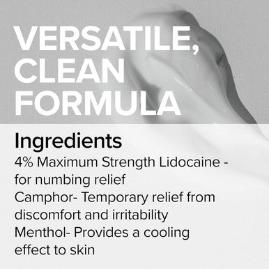 Mad Rabbit Painless Tattoo Numbing Cream Maximum Strength - Cream For Tattoos Extra Strength - For Tattoos, Permanent Makeup - Made With Vitamin E, Lecithin, Vegan (1.5 Oz)