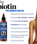 Difeel Biotin Progrowth Premium Hair Oil 8 oz.